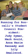 Roncalli Student Council candidates