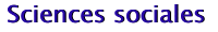 Sciences sociales