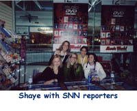 Shaye with SNN reporters
