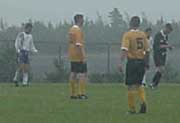 Soccer in the rain